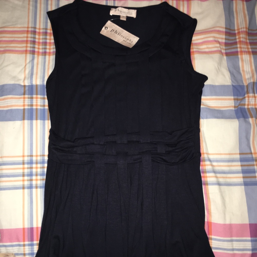 Philosophy Navy Blouse